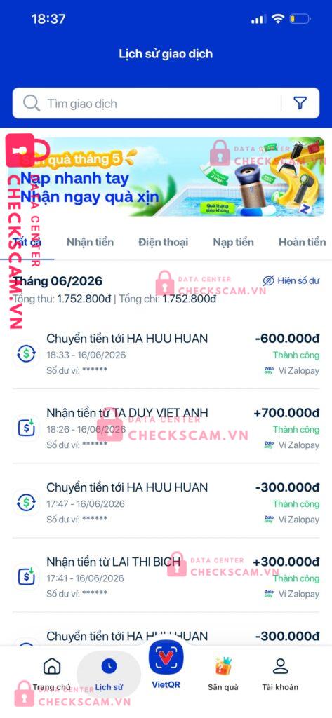 Ảnh bằng chứng