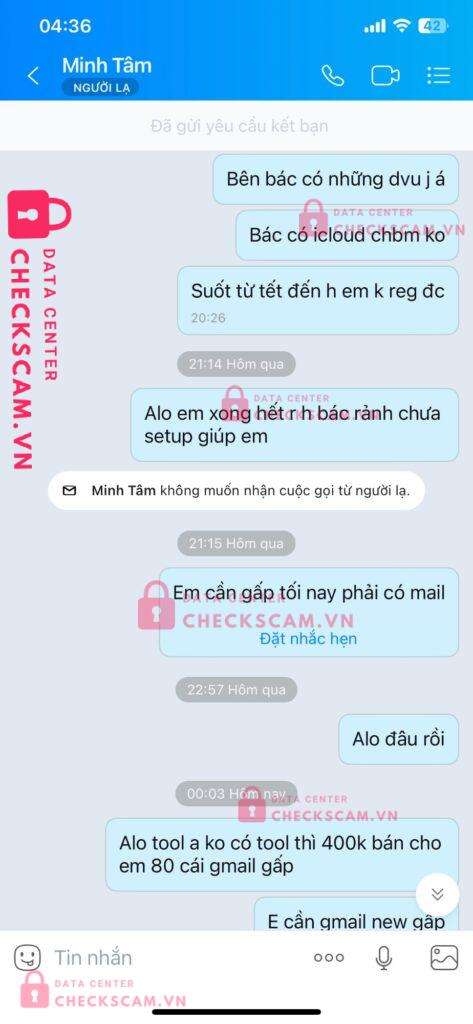Ảnh bằng chứng