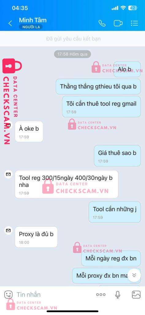 Ảnh bằng chứng