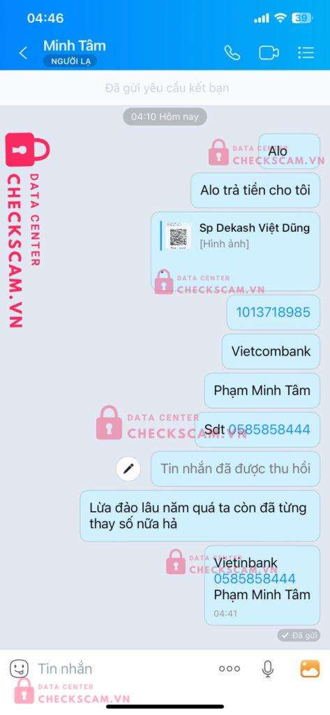 Ảnh bằng chứng