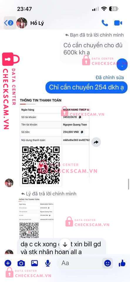 Ảnh bằng chứng