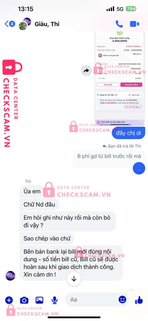 Ảnh bằng chứng
