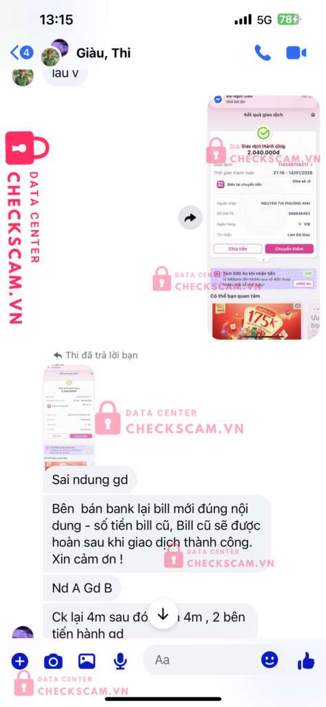Ảnh bằng chứng