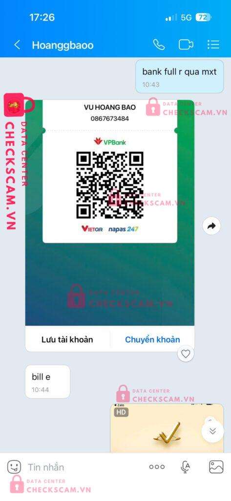 Ảnh bằng chứng