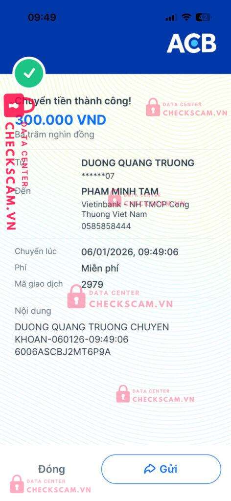 Ảnh bằng chứng