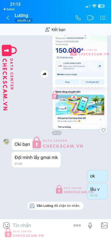 Ảnh bằng chứng