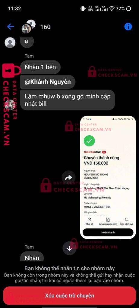 Ảnh bằng chứng