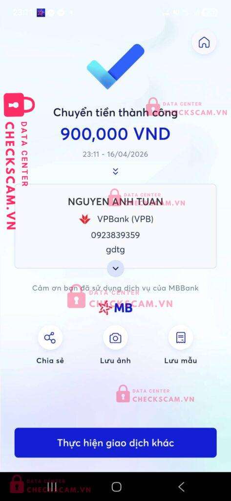 Ảnh bằng chứng